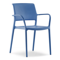 Настоящее фото товара Кресло пластиковое Ara, синий, произведённого компанией ChiedoCover