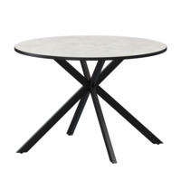 Настоящее фото товара Стол нераздвижной Грант 900, лофт, черный муар, произведённого компанией ChiedoCover