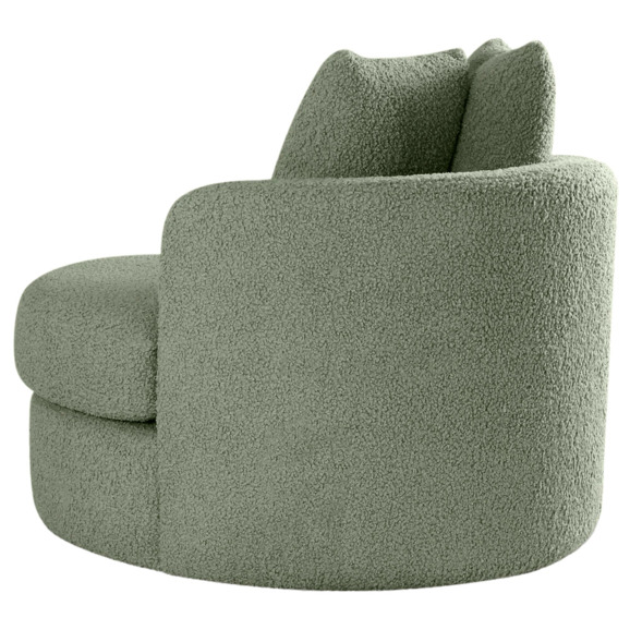 Кресло Forli, светло-зеленый, мех - фото 4