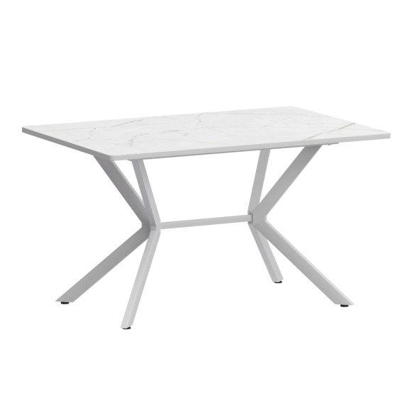 Стол нераздвижной Сири 1200 Р20, азул, белый муар - фото 1