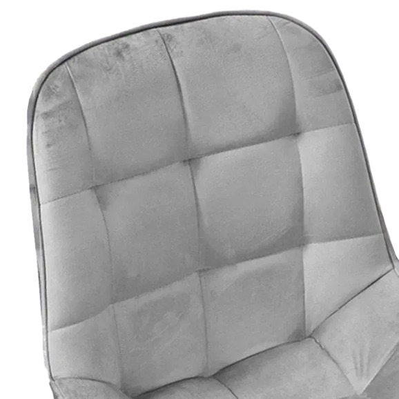 Стул Мускус, пирамида,велюр, серый, черный - фото 7