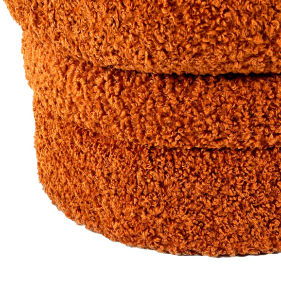 Пуф Pancakes low, терракотовый Пуф Pancakes low, терракотовый - фото 4