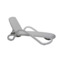 Настоящее фото товара Шезлонг Нарди Арфа, с подлокотниками, серый, произведённого компанией ChiedoCover