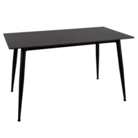 Фотография Стол обеденный Fossil, черный от производителя ChiedoCover, картинка продукции, реальное фото товара Настоящее фото товара Стол обеденный Fossil, черный, произведённого компанией ChiedoCover