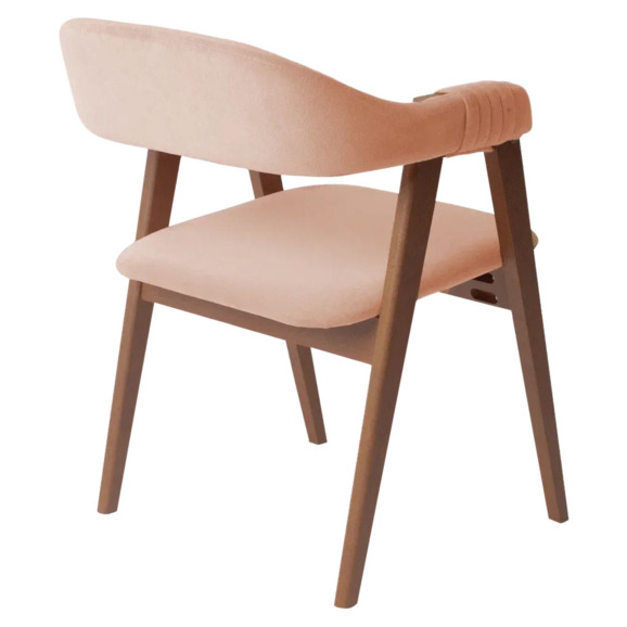 Полукресло Дольче, велюр Дакота 09, каркас орех - фото 4