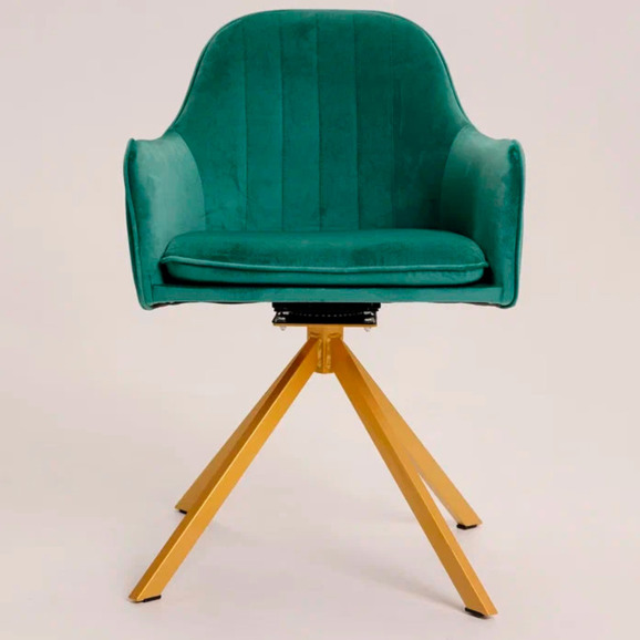 Кресло Сета, пирамида, зеленый, золотой - фото 2