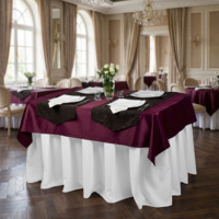 Фотография товара Комплект мебели и текстиля на 4 персоны, красный, черный от компании ChiedoCover.