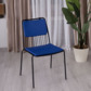Реальное изображение товара 2 Стул Лион с подушкой 01, черный, синяя подушка производства ChiedoCover 