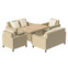 Фотография Комплект плетеной мебели Белли Фэмили, соломенный, бежевый от производителя ChiedoCover, картинка продукции, реальное фото товара Настоящее фото товара Комплект плетеной мебели Белли Фэмили, соломенный, бежевый, произведённого компанией ChiedoCover