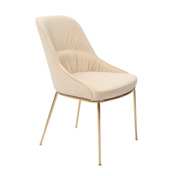 Фотография товара Кресло Этна бежевое, основание золото от компании ChiedoCover.