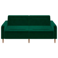 Фотография товара Диван Папилла, велюр, 202 см, зеленый от компании ChiedoCover.