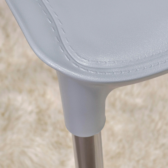 Стул Тилл, серый, хром - фото 5