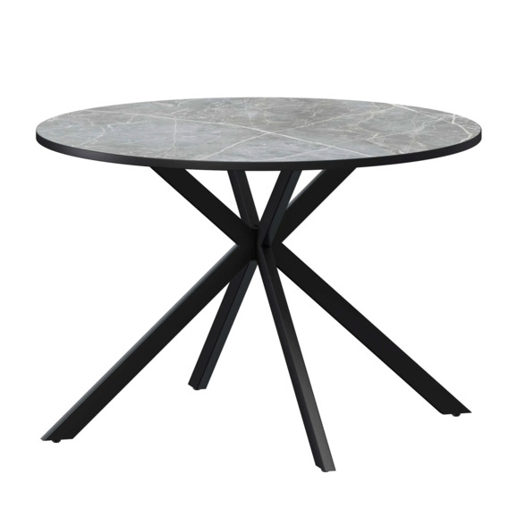 Стол нераздвижной Грант 900, фаерстоун, черный муар Стол нераздвижной Грант 900, фаерстоун, черный муар - фото 1