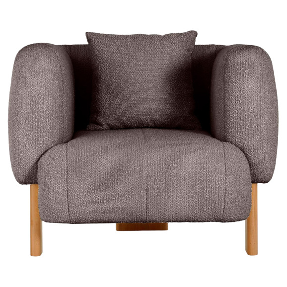 Кресло Cassis, коричневый - фото 2