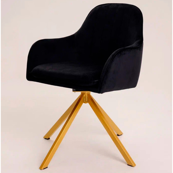 Кресло Сета, пирамида, черный, золотой - фото 3