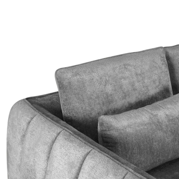 Диван Amsterdam трёхместный, серый Диван Amsterdam трёхместный, серый - фото 5