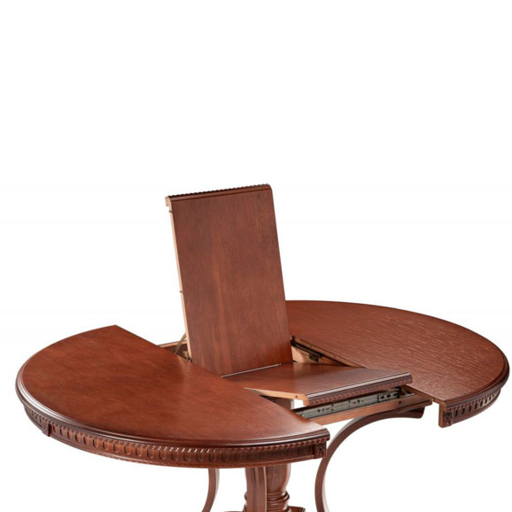 Деревянный стол Нозеан круглый миланский орех - фото 4