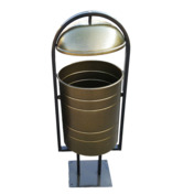 Фотография товара Уличная урна КОСМОС 50 литров, бронза от компании ChiedoCover.