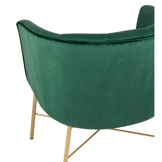 Кресло Шале велюр зеленый - фото 7