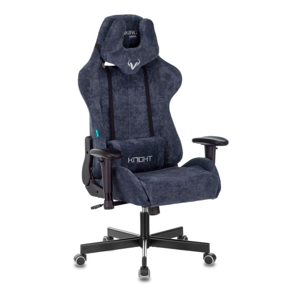 Кресло игровое Бюрократ Viking Knight LT15 Fabric синий - фото 1