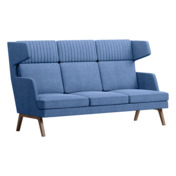 Фотография товара Диван Marko трехместный высокий, синий от компании ChiedoCover.