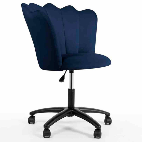 Стул поворотный Aeon, синий, ножки чёрные - фото 3