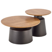 Фотография товара Комплект Dewdrop, 2 стола журнальных, черный от компании ChiedoCover.