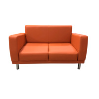 Фотография товара Диван Таура Люкс двухместный, оранжевый от компании ChiedoCover.