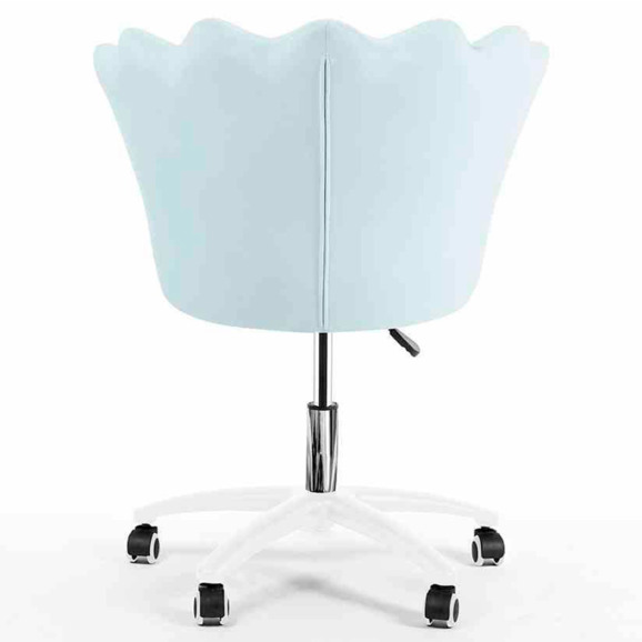 Стул поворотный Aeon, голубой, белый - фото 3