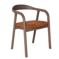 Фотография Стул Хейз, темный ясень, терракот от производителя ChiedoCover, картинка продукции, реальное фото товара Настоящее фото товара Стул Хейз, темный ясень, терракот, произведённого компанией ChiedoCover