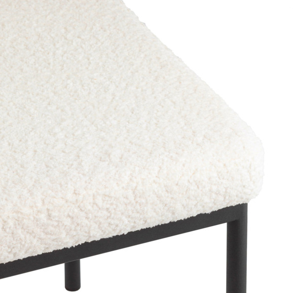 Стул обеденный Балла, букле, молочный Стул обеденный Балла, букле, молочный - фото 8