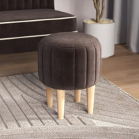 Фотография товара Пуф Ноотропик, круглый, коричневый от компании ChiedoCover.