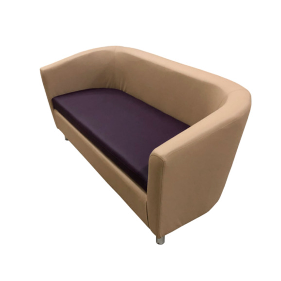 Диван Вейв двухместный, бежево-фиолетовый - фото 5