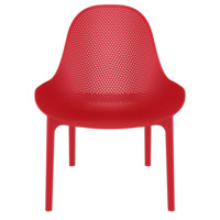 Настоящее фото товара Лаунж-кресло пластиковое Грау, красный, произведённого компанией ChiedoCover