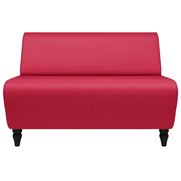 Диван Лотик, экокожа, красный - фото 2