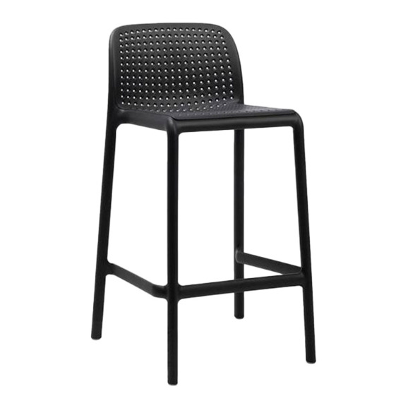 Стул пластиковый барный Bard mini, антрацит - фото 1