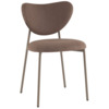 Стул Rina велюр, коричневый, бежево-серый Стул Rina велюр, коричневый, бежево-серый