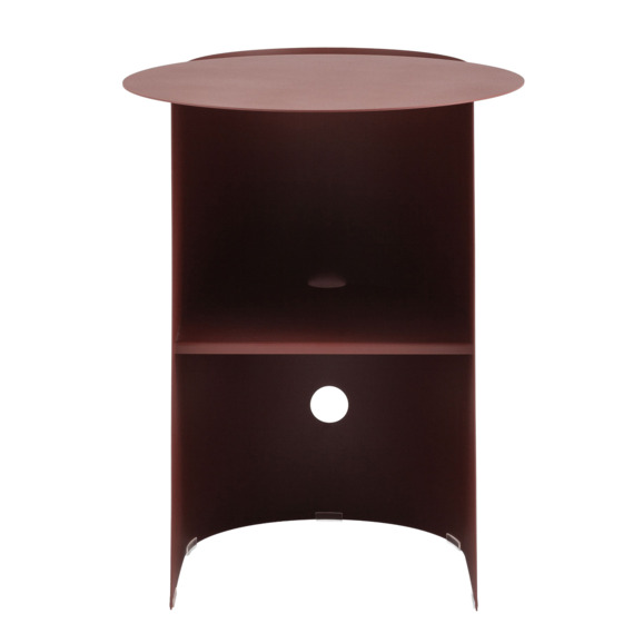 Столик журнальный Tasso, металл, бордовый Столик журнальный Tasso, металл, бордовый - фото 4