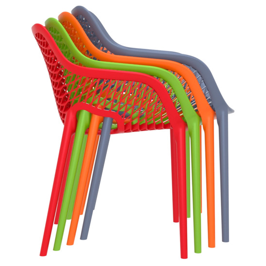 Кресло пластиковое Air XL, белый - фото 5