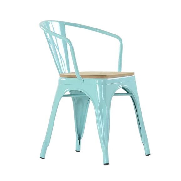 Кресло Tolix Wood Style, цвет по RAL - фото 1