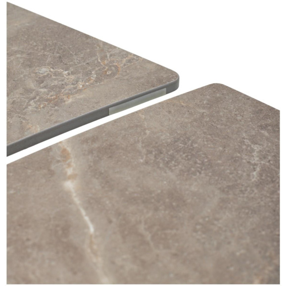 Стол BALDE 140 MATT LATTE STONE SOLID CERAMIC / TAUPE - фото 10
