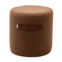 Фотография Пуф для гостиной Harta, коричневый от производителя ChiedoCover, картинка продукции, реальное фото товара Настоящее фото товара Пуф для гостиной Harta, коричневый, произведённого компанией ChiedoCover