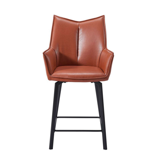 Полубарное кресло Soho, коричневое - фото 2