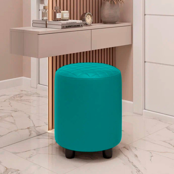 Пуф Тепал, экокожа, бирюзовый - фото 5