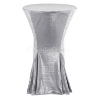 Настоящее фото товара Чехол 22 для коктейльного стола, серебряный, произведённого компанией ChiedoCover