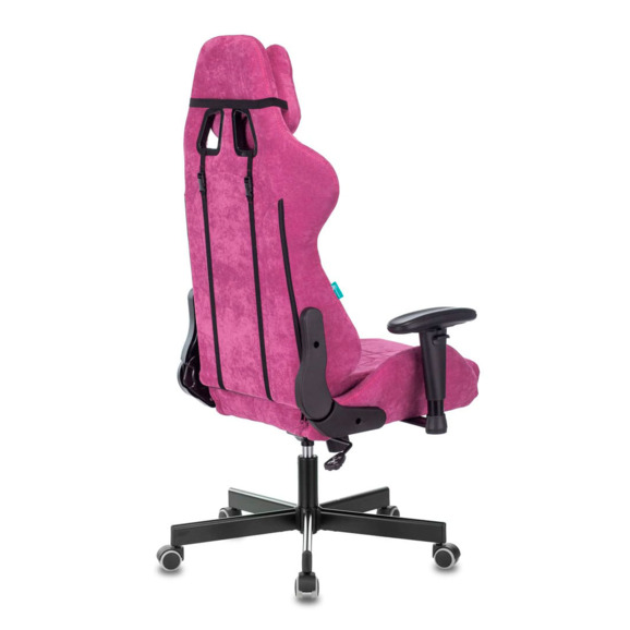 Кресло игровое Бюрократ Viking Knight LT15 Fabric малиновый - фото 4