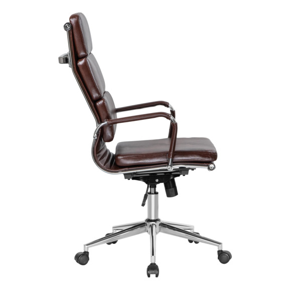 Офисное кресло для руководителей Арнольд, коричневый - фото 3