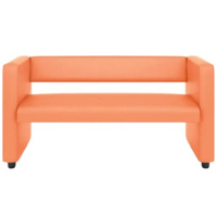Фотография товара Диван Тепал, экокожа, оранжевый от компании ChiedoCover.