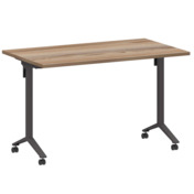 Фотография товара Стол мобильный складной дуб сафари, антрацит, 25 мм, 120*70 от компании ChiedoCover.