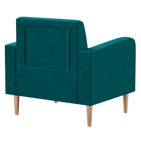 Кресло Папилла, велюр, изумрудный - фото 3